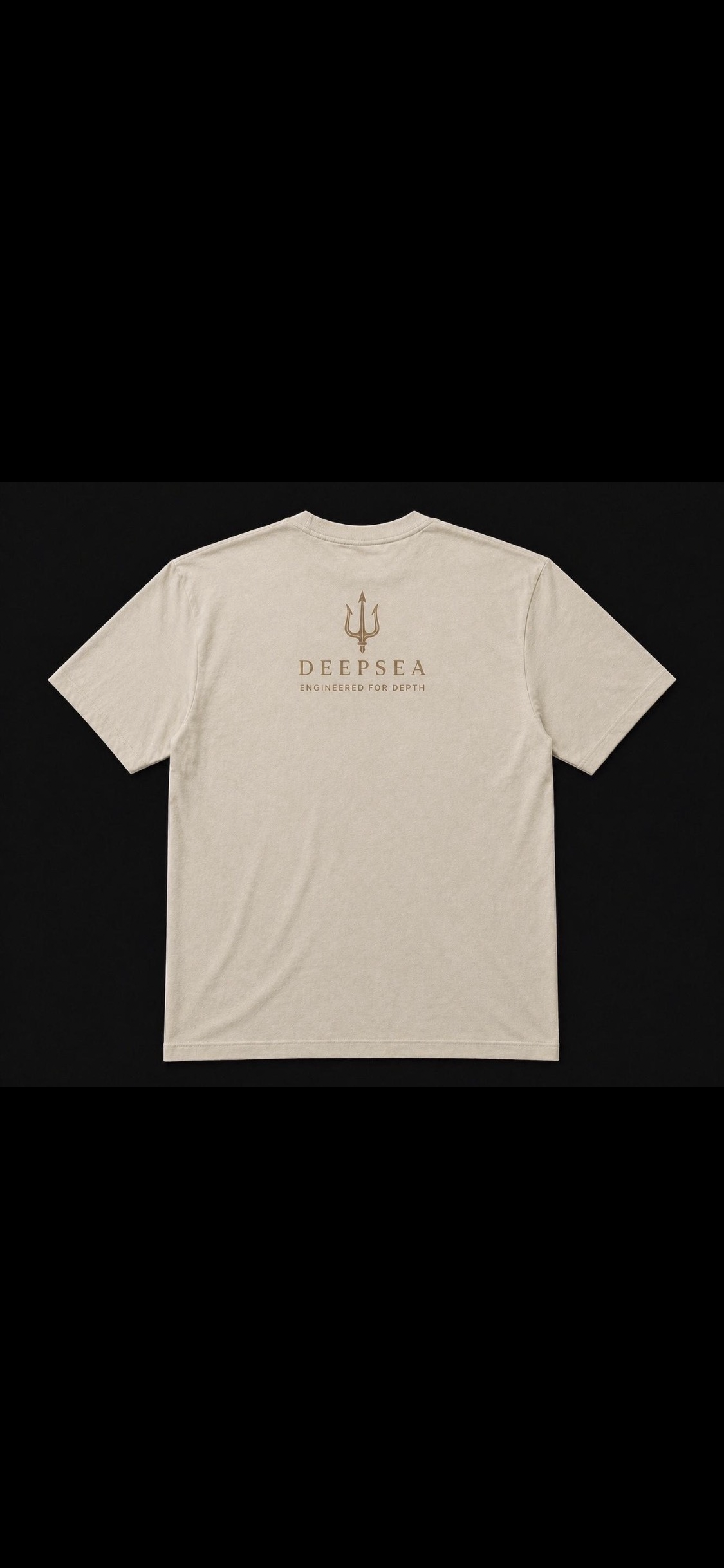 Premium bone-colored heavyweight tee crafted from 100% cotton (300 GSM) with a relaxed oversized fit for everyday comfort and style.